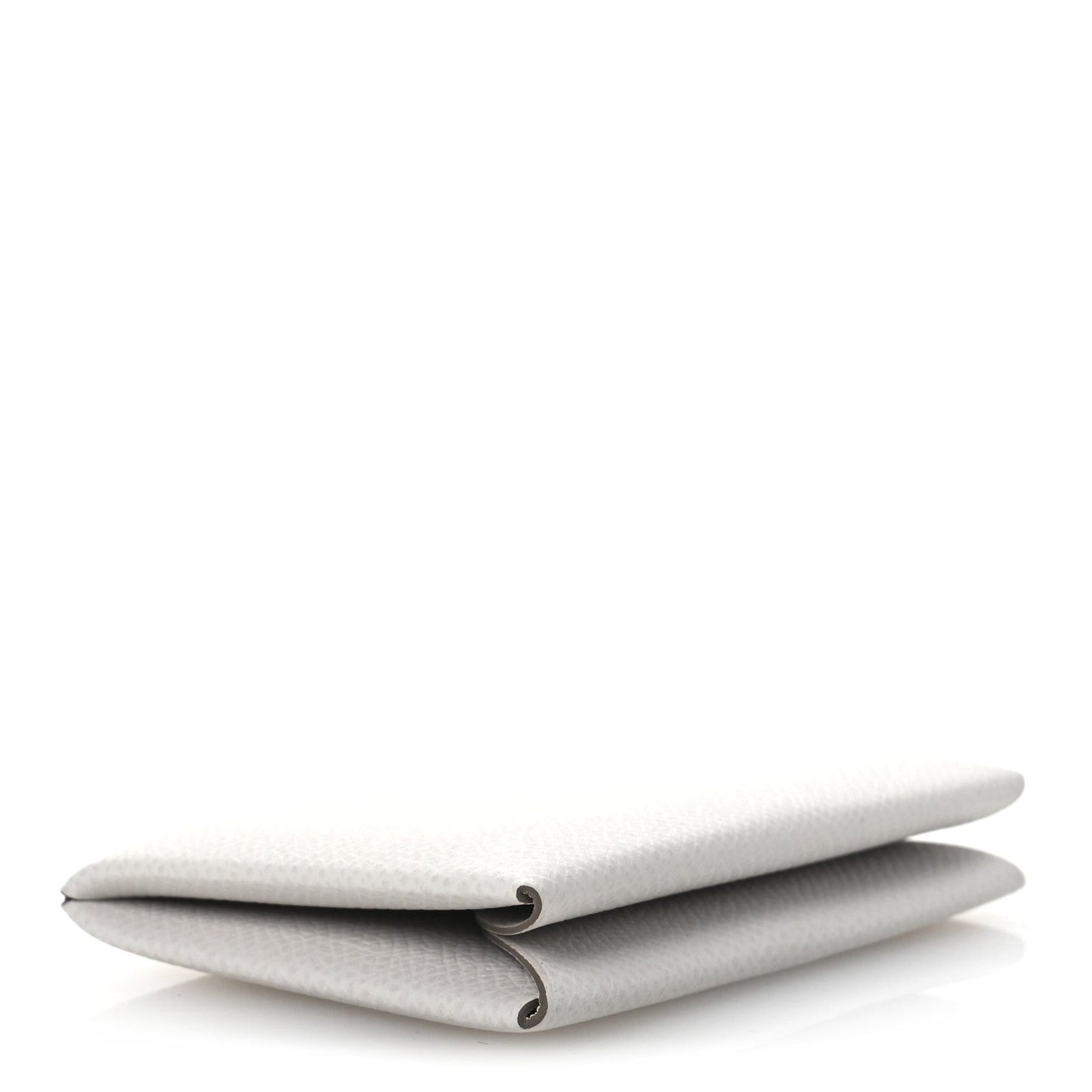Hermes Epsom Calvi Card Case Mushroom