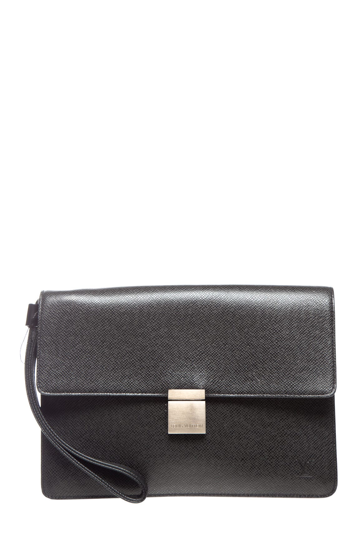 Louis Vuitton Slate Gray Taiga Leather Briefcase