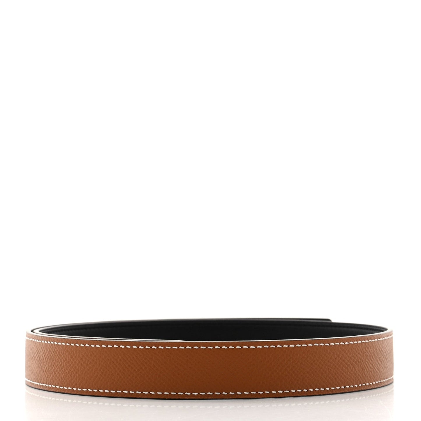 Hermes Swift Epsom 24mm Belt Strap 75 30 Black Gold