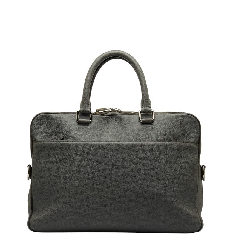 Louis Vuitton Louis Vuitton Tiger M32709 Business Bag Leather Gracie Grey