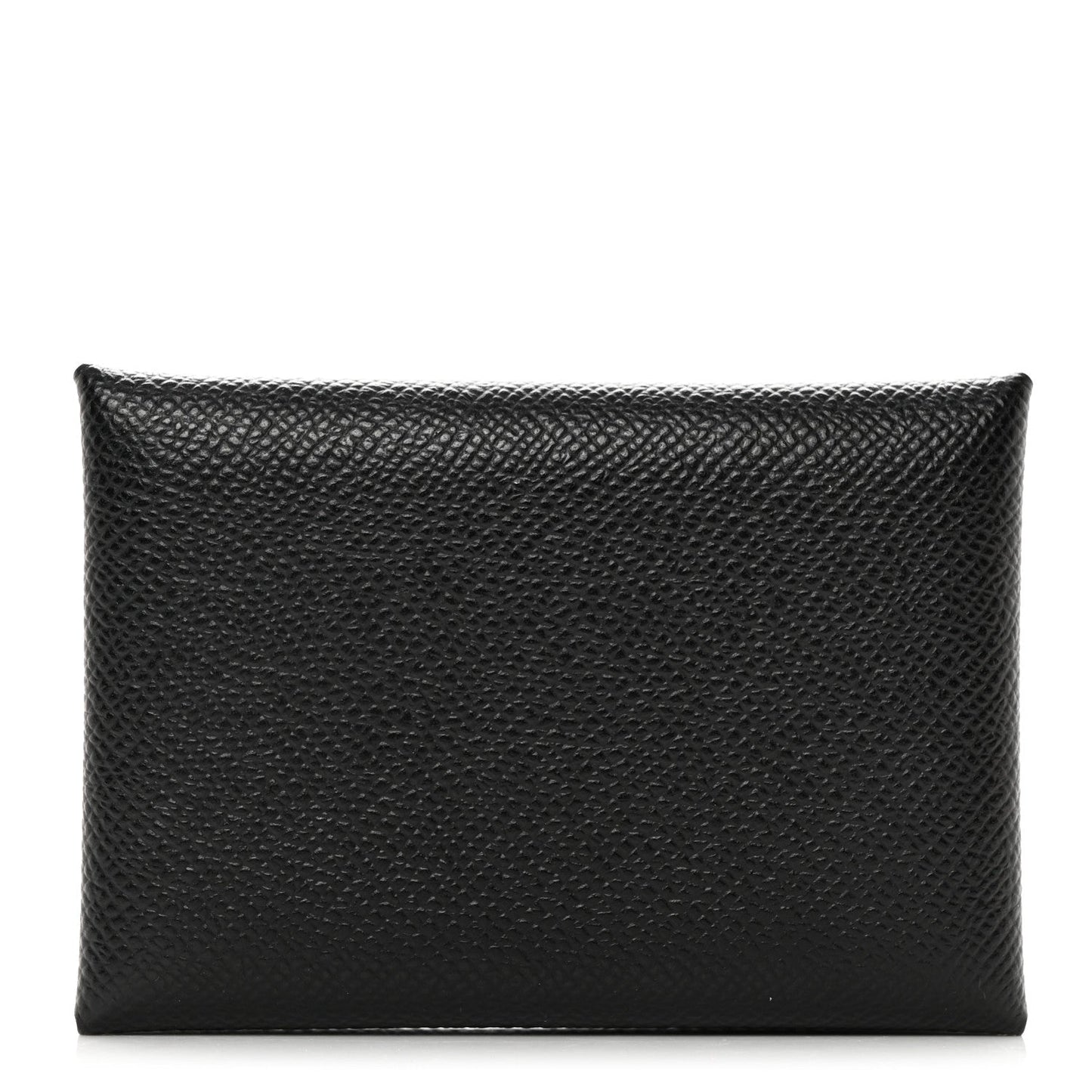 Hermes Epsom Calvi Duo Card Case Black
