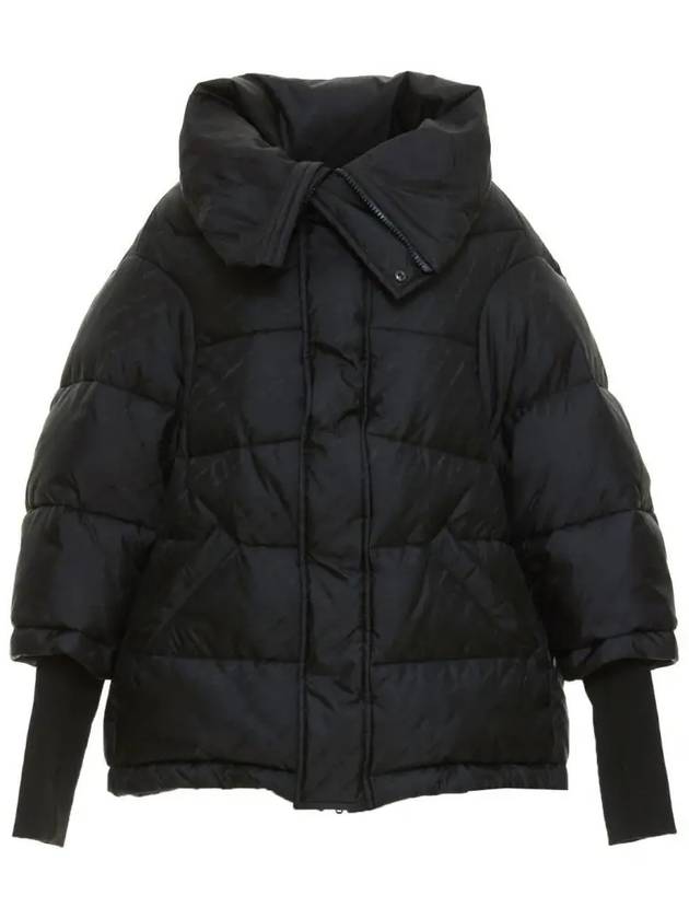 Luxury Balenciaga Trending 2026 WoMen's Swing Logo Puffer Down Padding Black