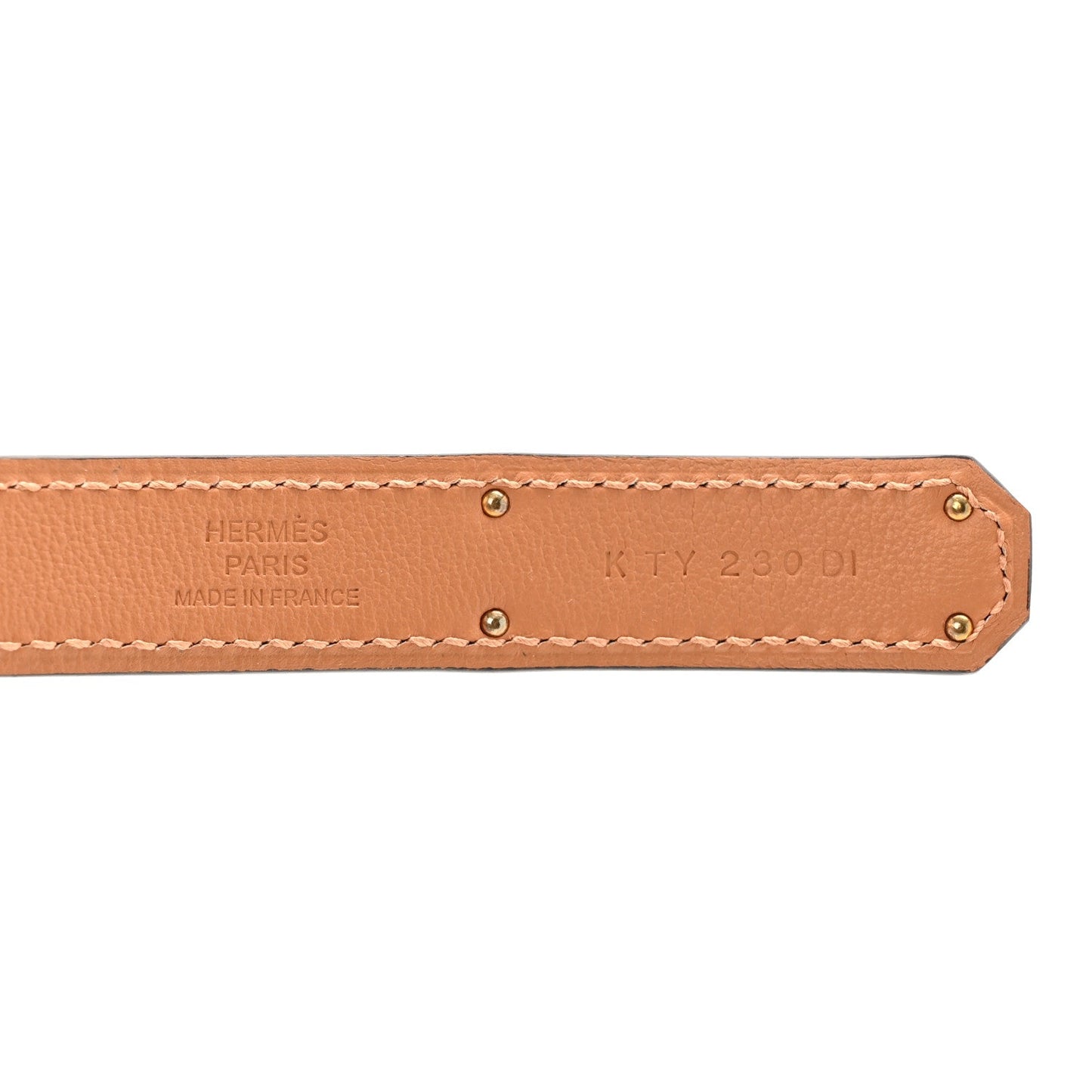 Hermes Epsom Kelly Belt Black