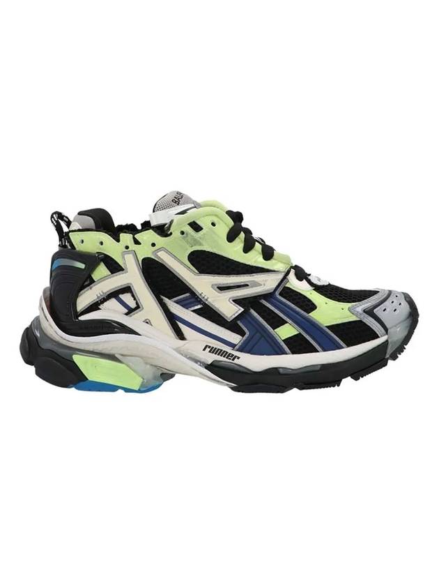 Luxury Balenciaga Trending 2026 Runner Low Top Sneakers Green Black Blue
