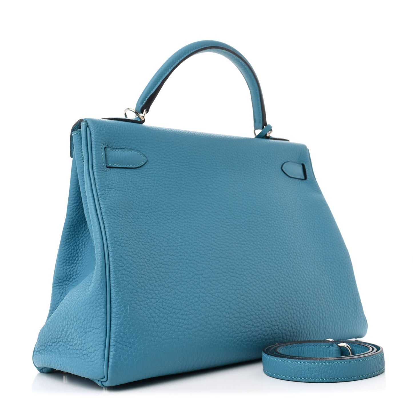Hermes Togo Kelly Retourne 32 Turquoise