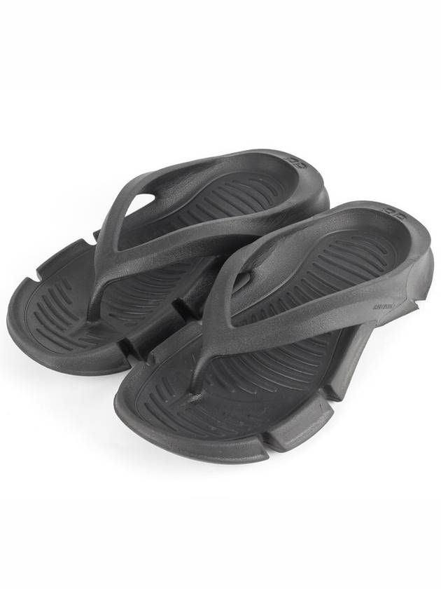 Luxury Balenciaga Trending 2026 Flip flop slippers black 36 230