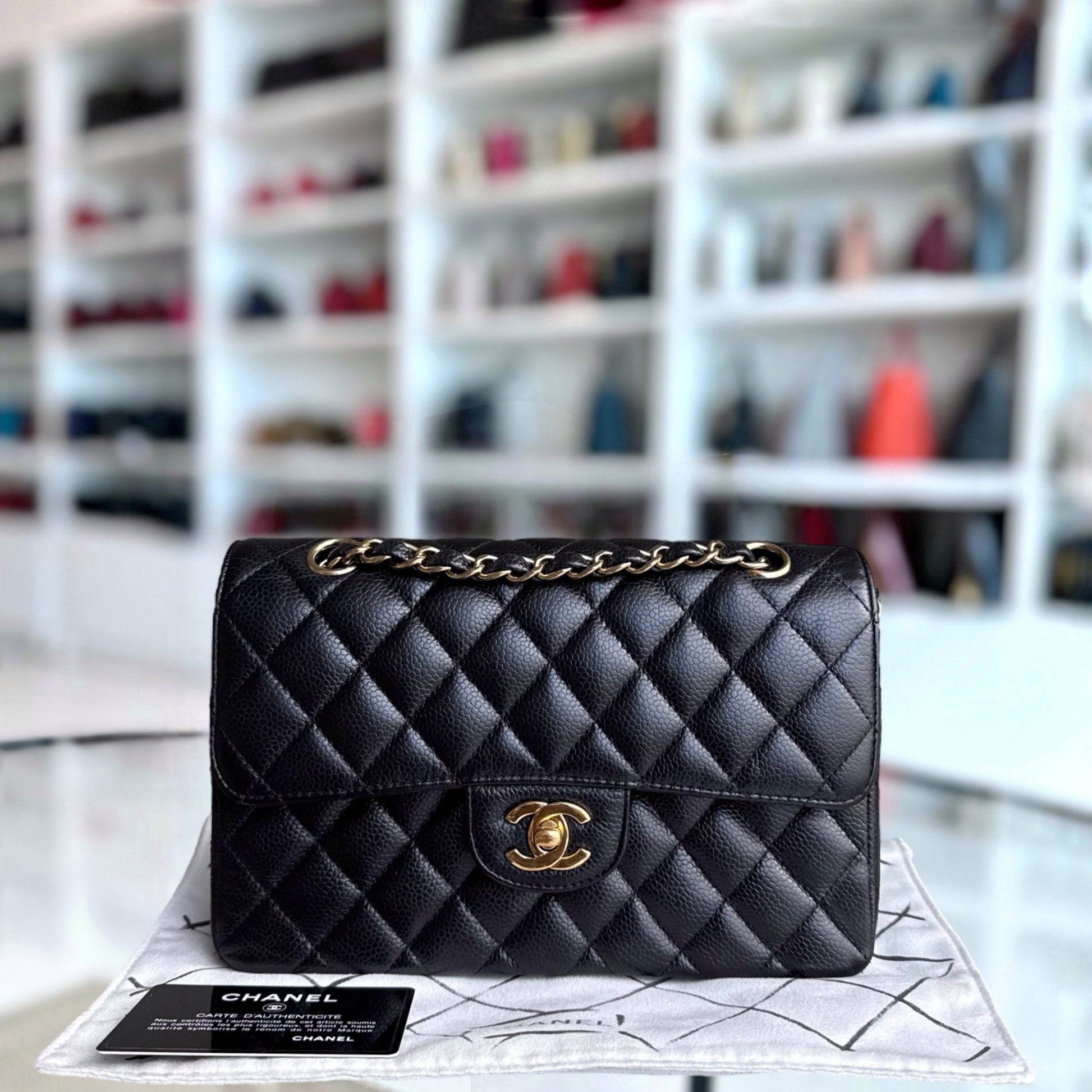 Chanel Classic Flap Small Shoulder Bag - EworeBags