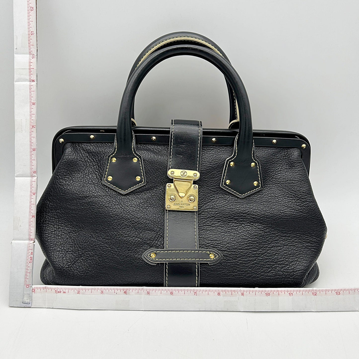 Louis Vuitton Suhali Leather Suhali PM  - Black Handle Bags, Handbags 2506042410
