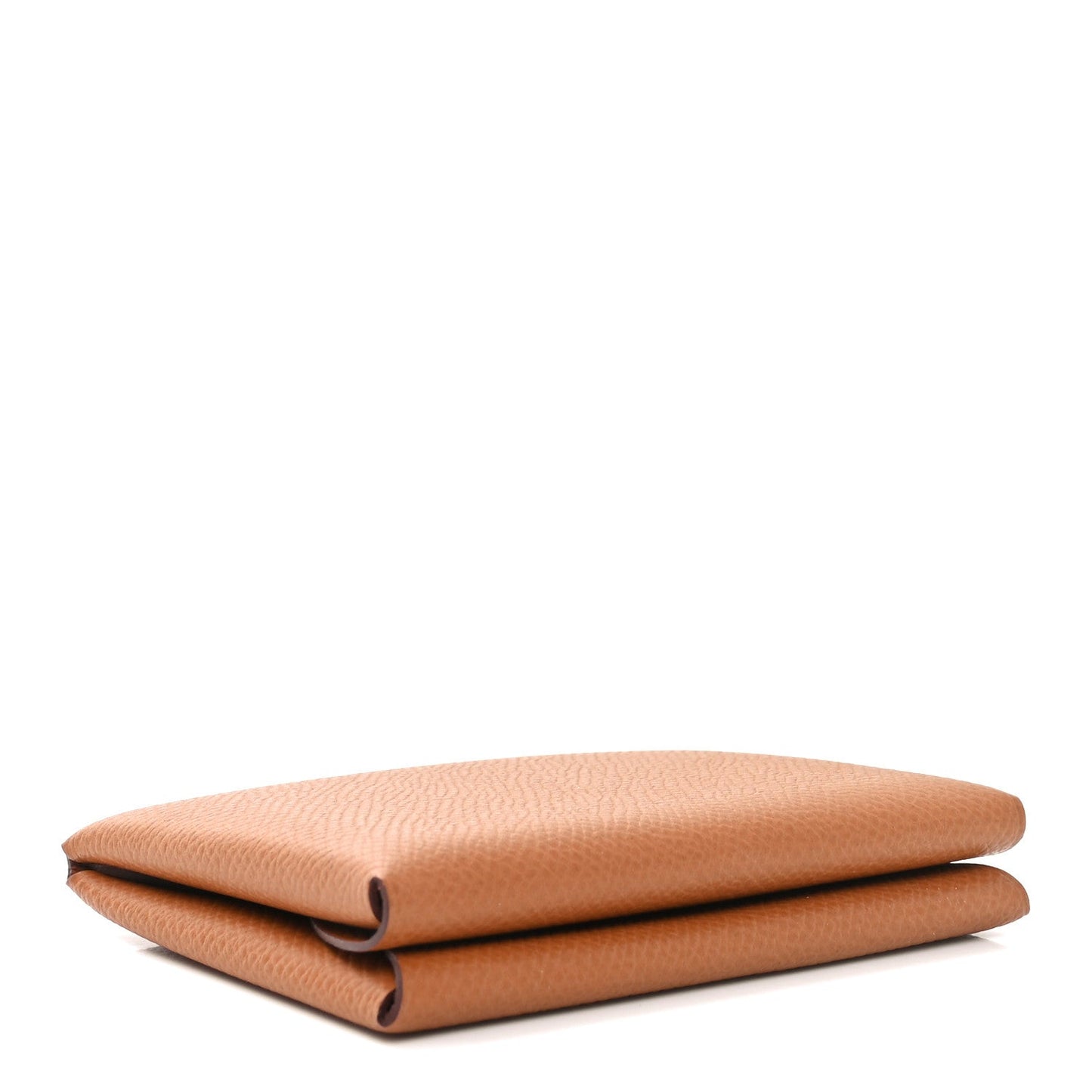 Hermes Epsom Calvi Duo Card Case Gold