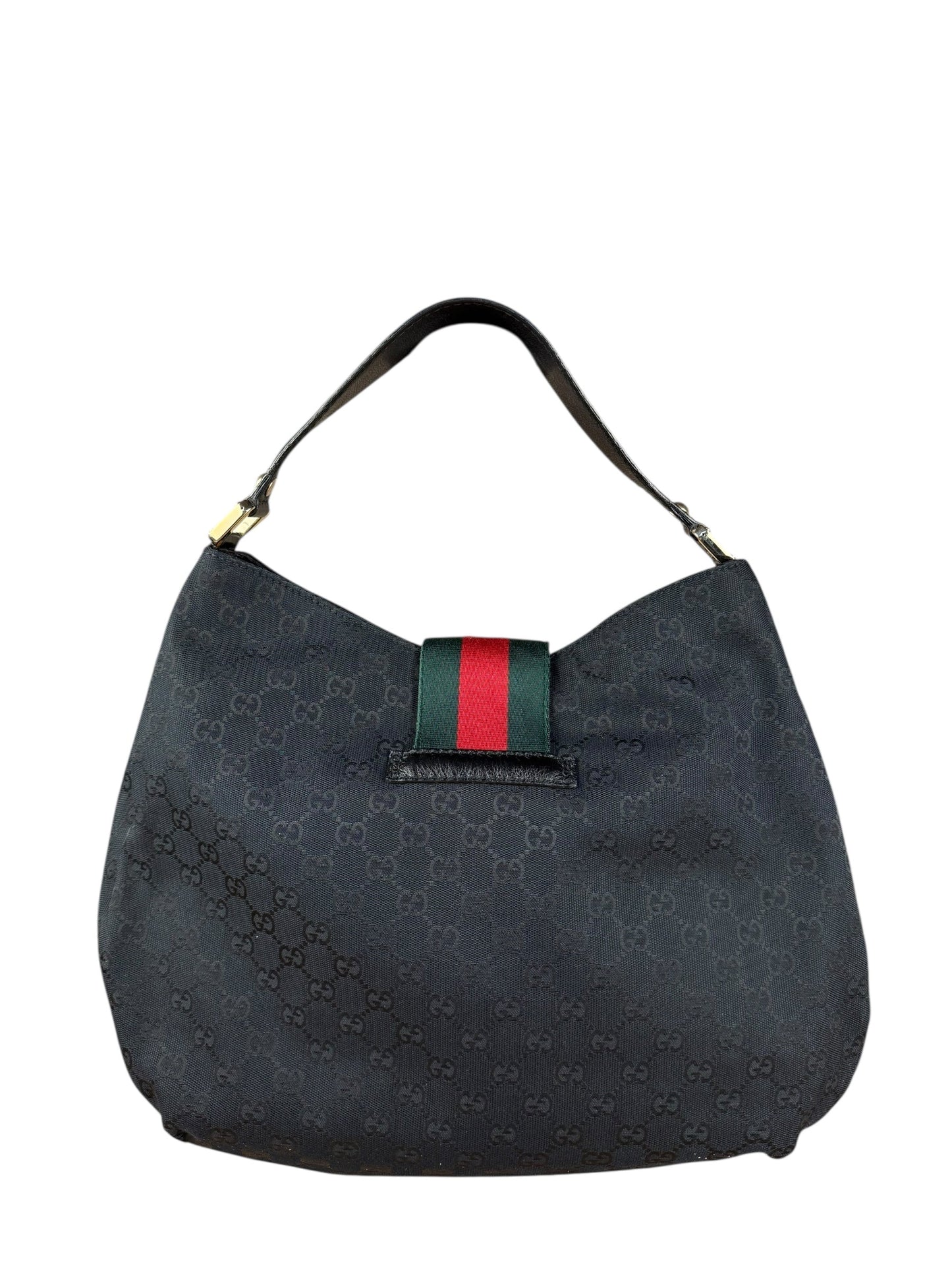 Gucci   Black GG Hobo Bag