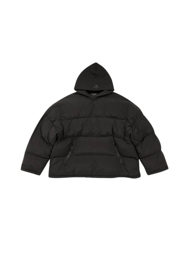 Luxury Balenciaga Trending 2026 Sporty B Hooded Padding Black