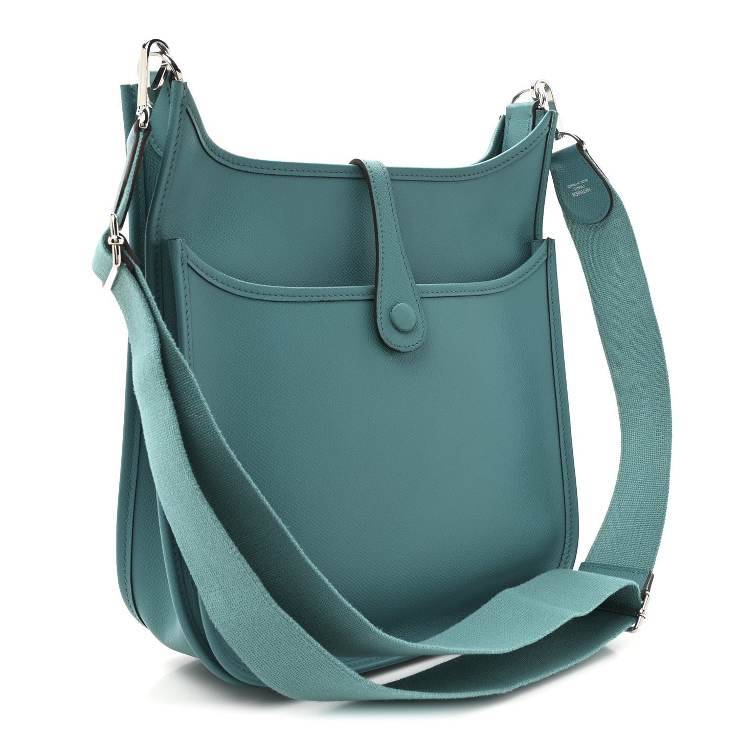 Hermes Epsom Evelyne III PM Bleu Paon