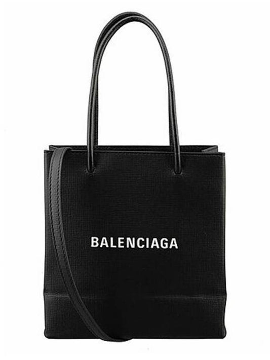 Luxury Balenciaga Trending 2026 Shopping XXS North-South Tote Bag Black