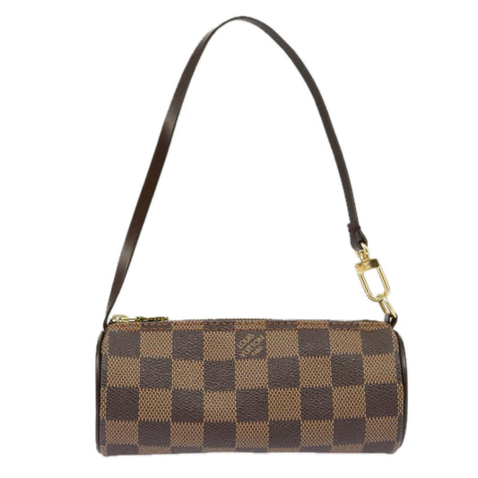 Louis Vuitton Papillon Canvas Clutch Bag