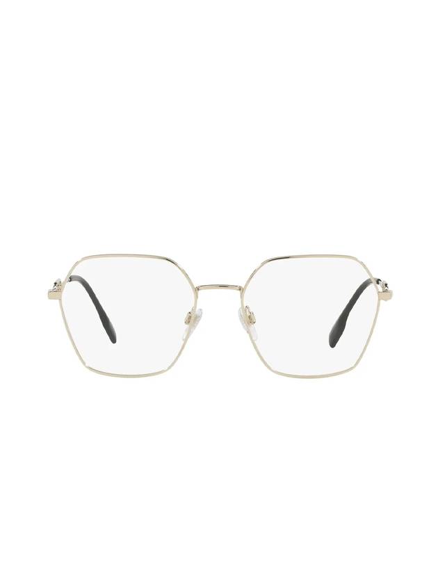 Luxury Burberry Eyewear Charley Gold Framed Eyeglasses Light Gold