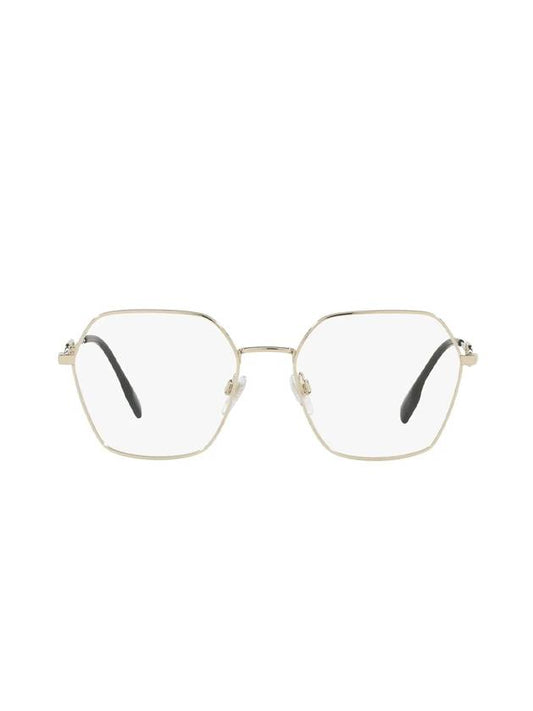 Luxury Burberry Eyewear Charley Gold Framed Eyeglasses Light Gold