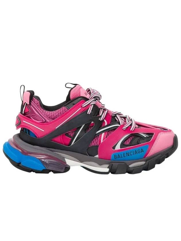 Luxury Balenciaga Trending 2026 Track Low Top Sneakers Blue Pink