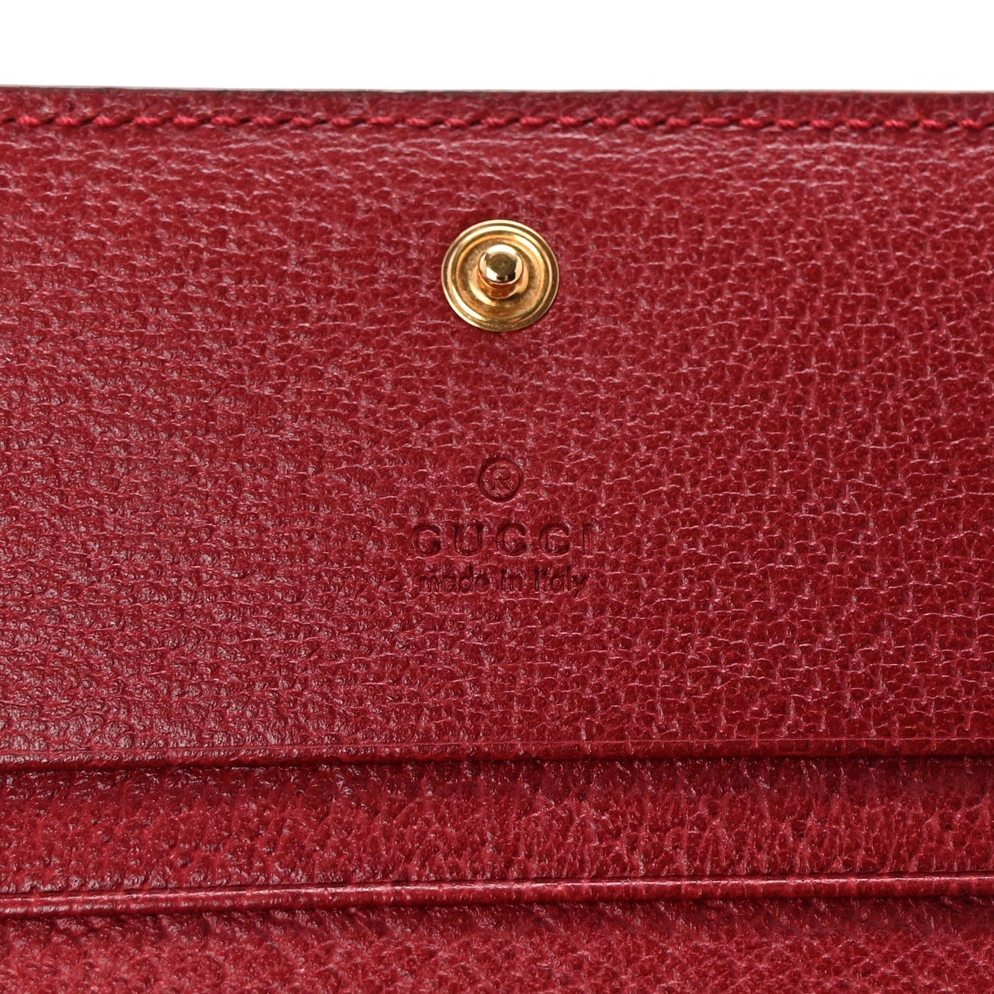 Gucci GG Supreme Monogram Flora Web Ophidia Card Case Red