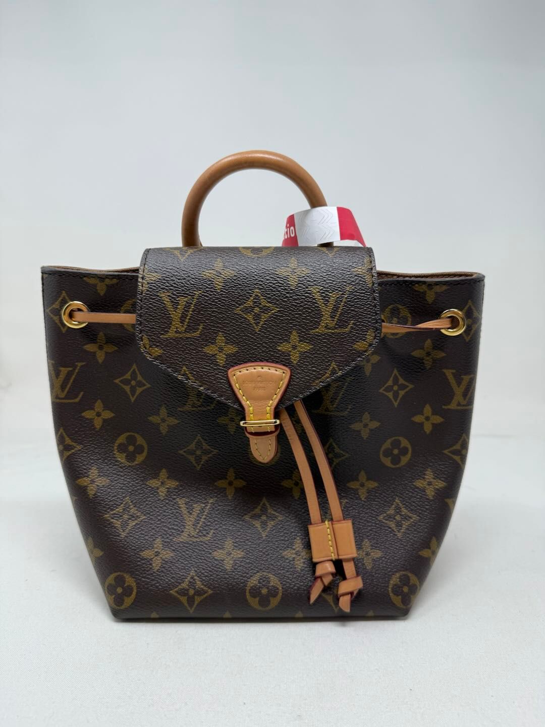 LOUIS VUITTON Monogram Montsouris BB Backpack Natural B21-80