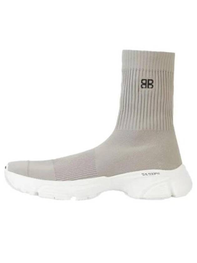 Luxury Balenciaga Trending 2026 Speedrunner 30 Recycled Knit High Top Sneakers Grey