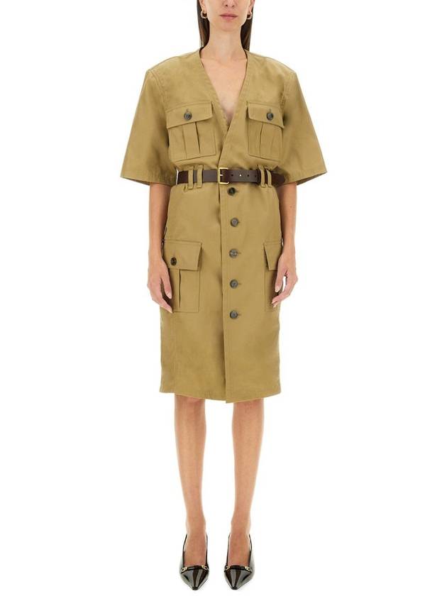Luxury Saint Laurent Trending 2025 Luxury Saint Laurent Trending 2025 "Saharienne" Dress