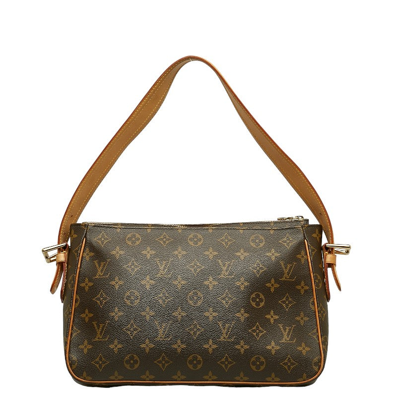 Louis Vuitton Monogram M51163 Shoulder Bag PVC/Leather Brown