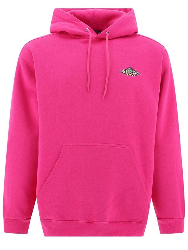 Luxury Balenciaga Trending 2026 Bonjour Oversized Hoodie Pink