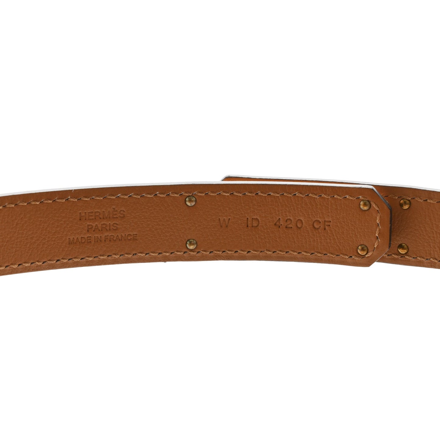Hermes Epsom Kelly Pocket Belt Mauve Pale