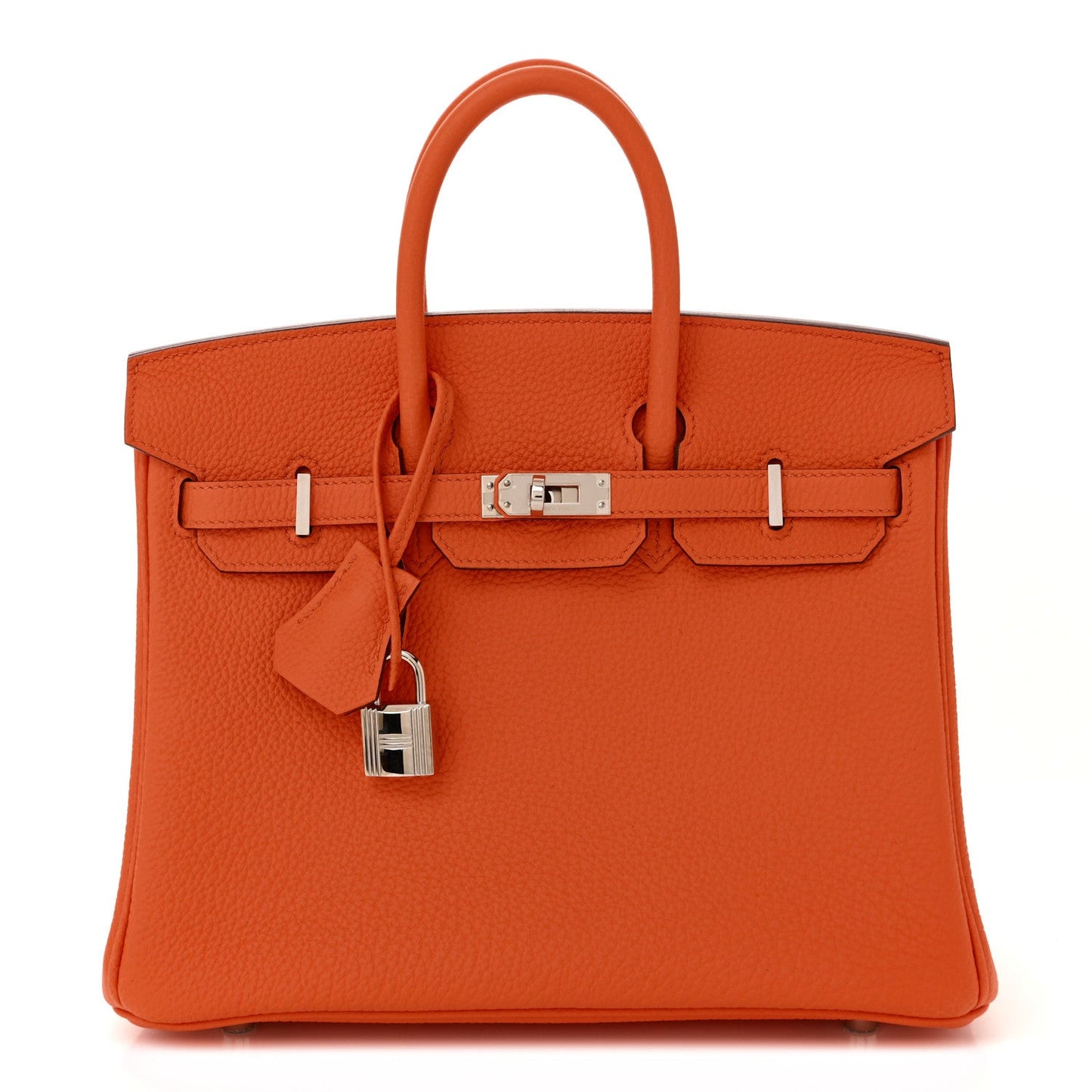 Hermes Togo Birkin 25 Orange Minium