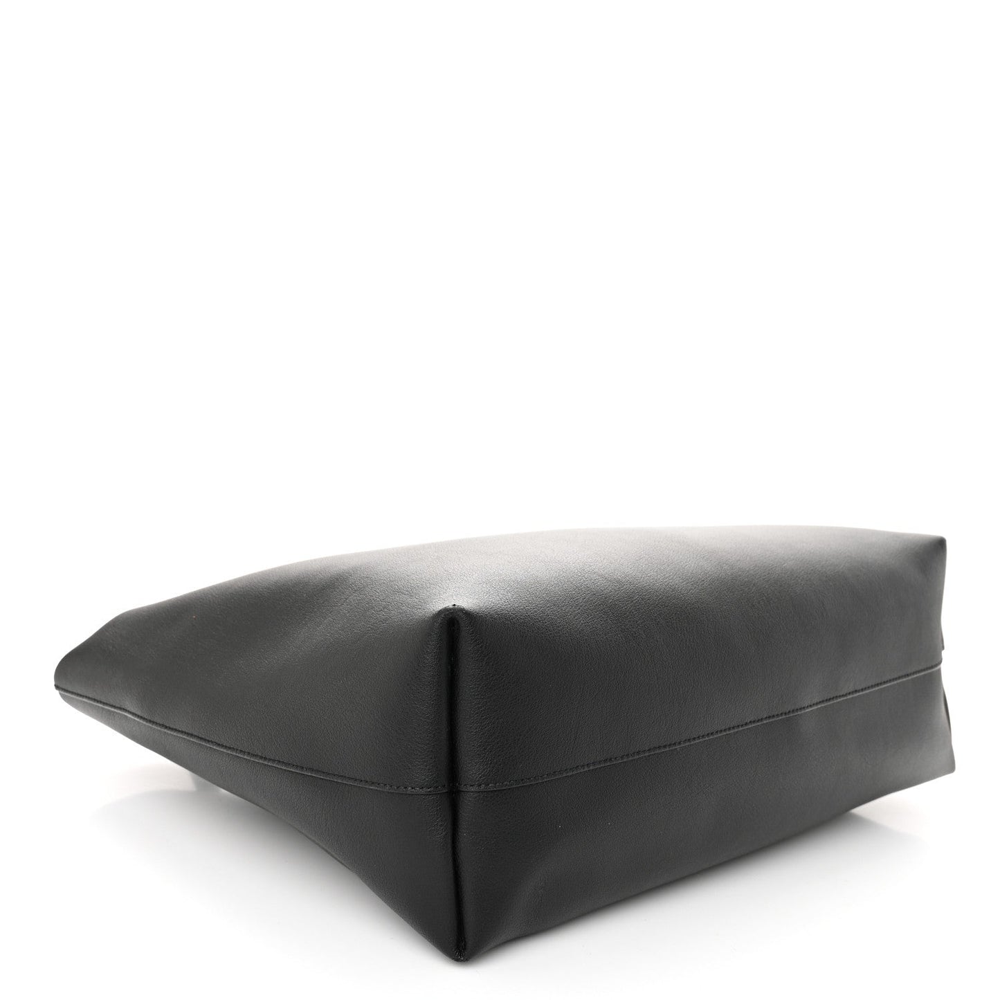Saint Laurent Calfskin Large Shopping Tote Black