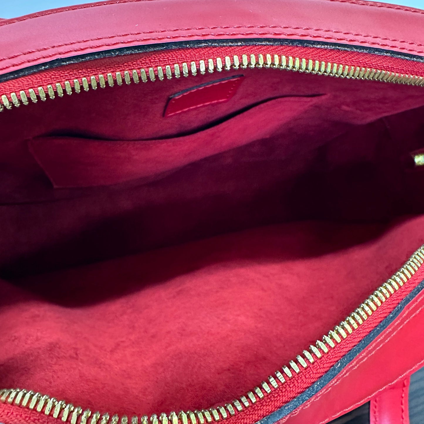 Louis Vuitton Epi Voltaire Shoulder Bag Red Leather LB123203
