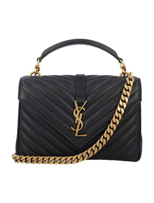 Luxury Saint Laurent Trending 2025 Women's Ysl Bo Mng College M in Black | 24A600279BRM07 Color 1000