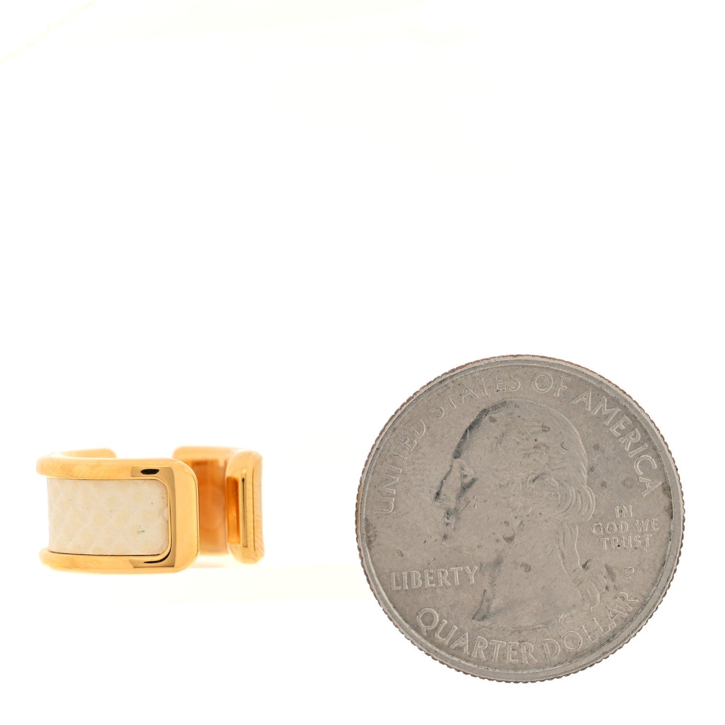 Hermes Epsom Olympe Ear Cuff Nata
