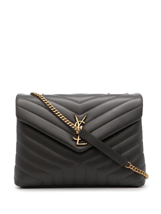 Luxury Saint Laurent Trending 2025 Women's Ysl Bo Mng Loulou M in Storm/Storm | 574946DV7271112