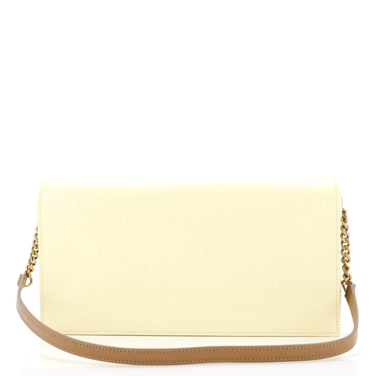 Luxury Saint Laurent Trending 2025 Kate 99 Flap Bag Monogram All Over Patent Medium