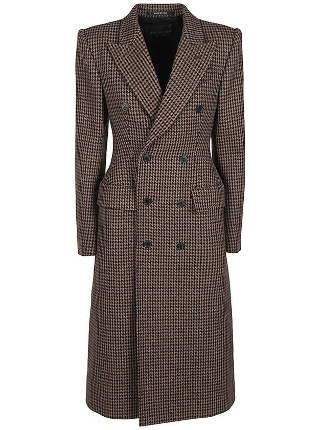 Luxury Balenciaga Trending 2026 Wool Double Coat Brown