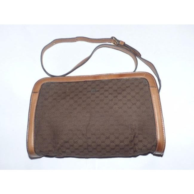 Gucci Supreme Shoulder Micro Guccissima Print Canvas Leather Bag