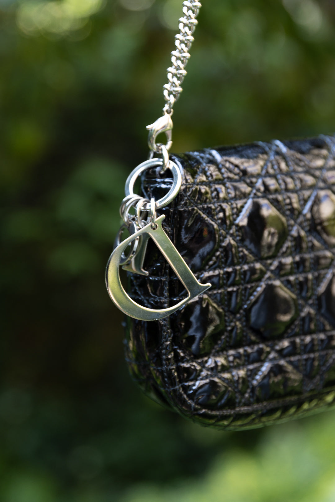 Dior Chain Leather Clutch