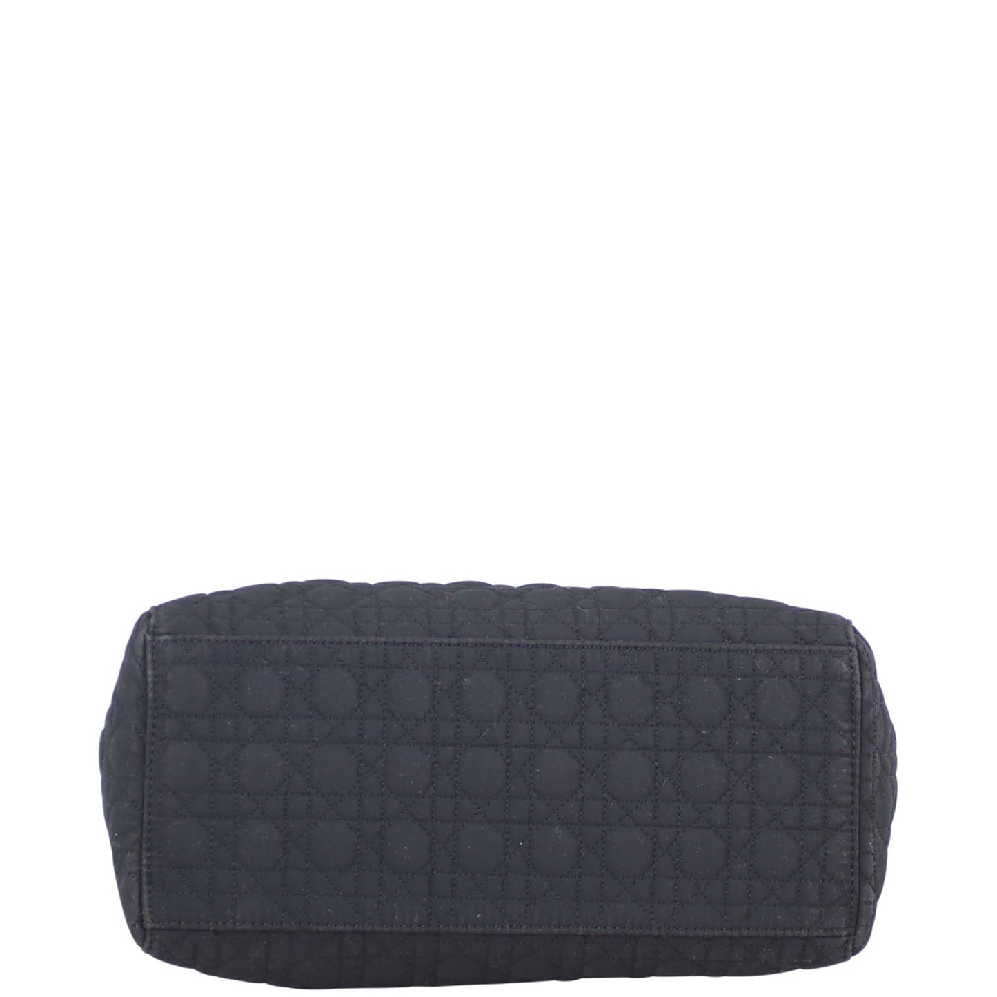 Dior Lady Dior Cannage Quilted Canvas Bag Medium