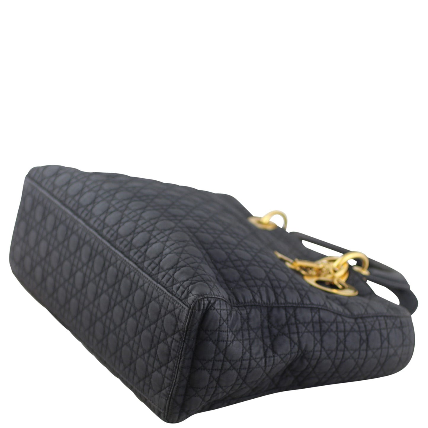 Dior Lady Dior Cannage Quilted Canvas Bag