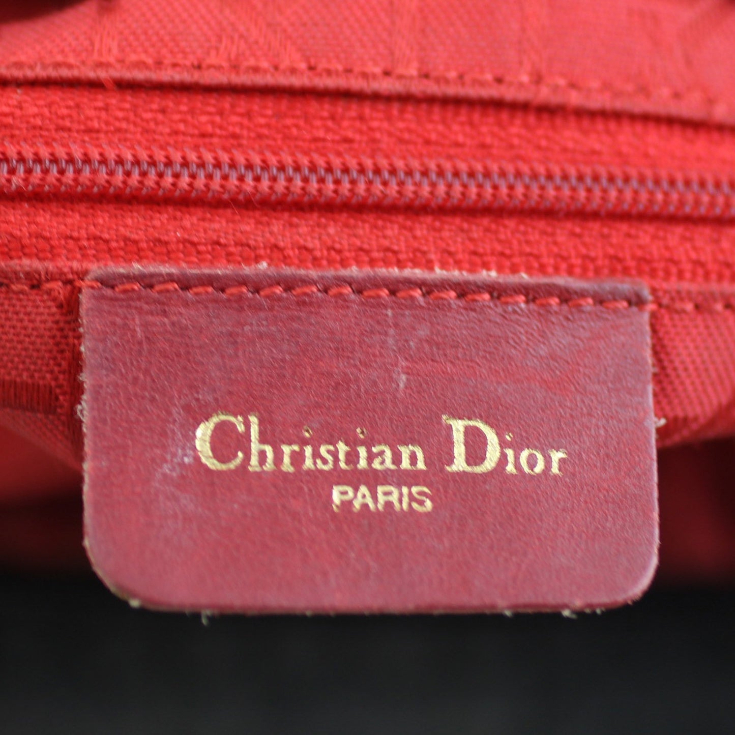 Dior Lady Dior Cannage Quilted Canvas Bag