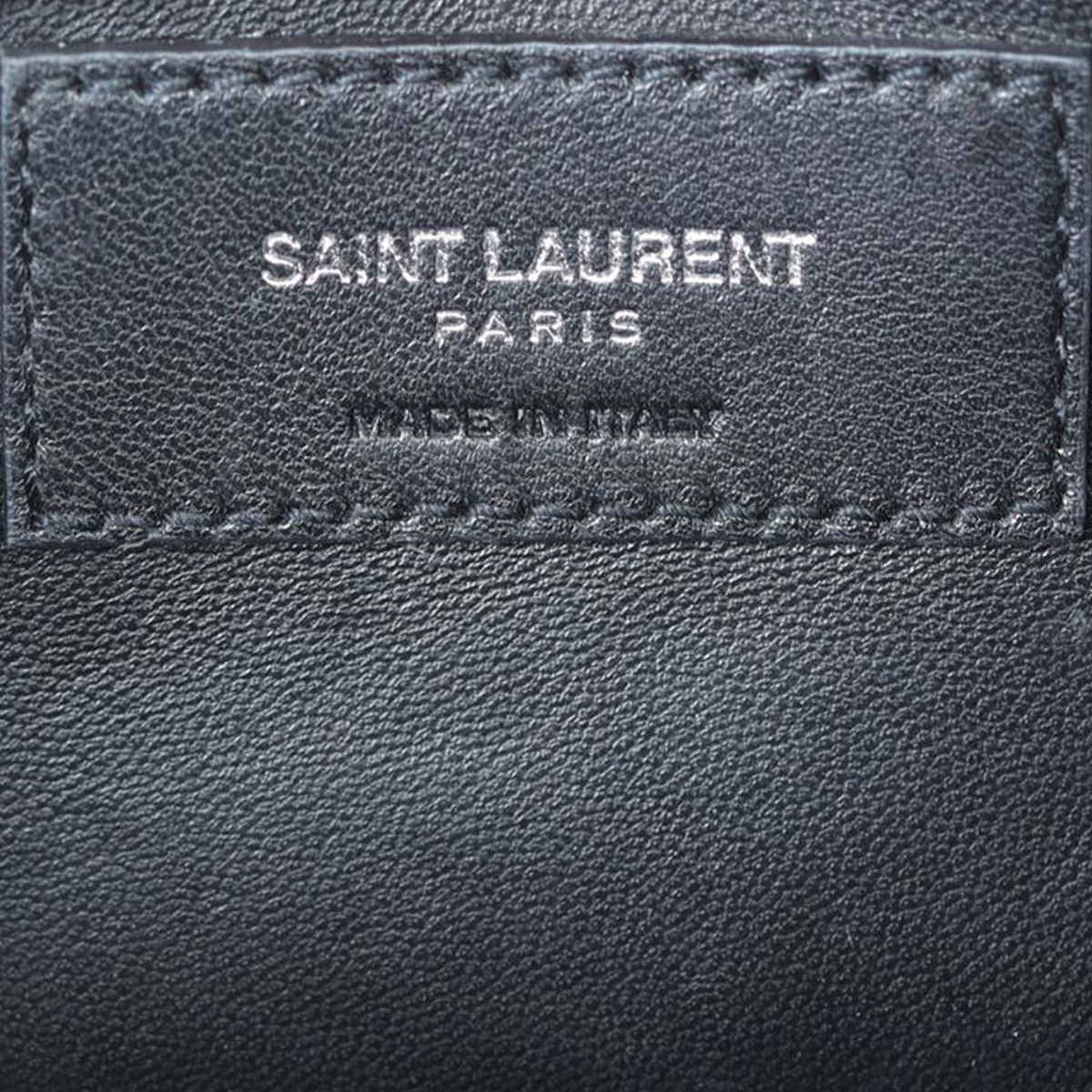Saint Laurent Kate Tassel Chain Bag Small Croc-Embossed