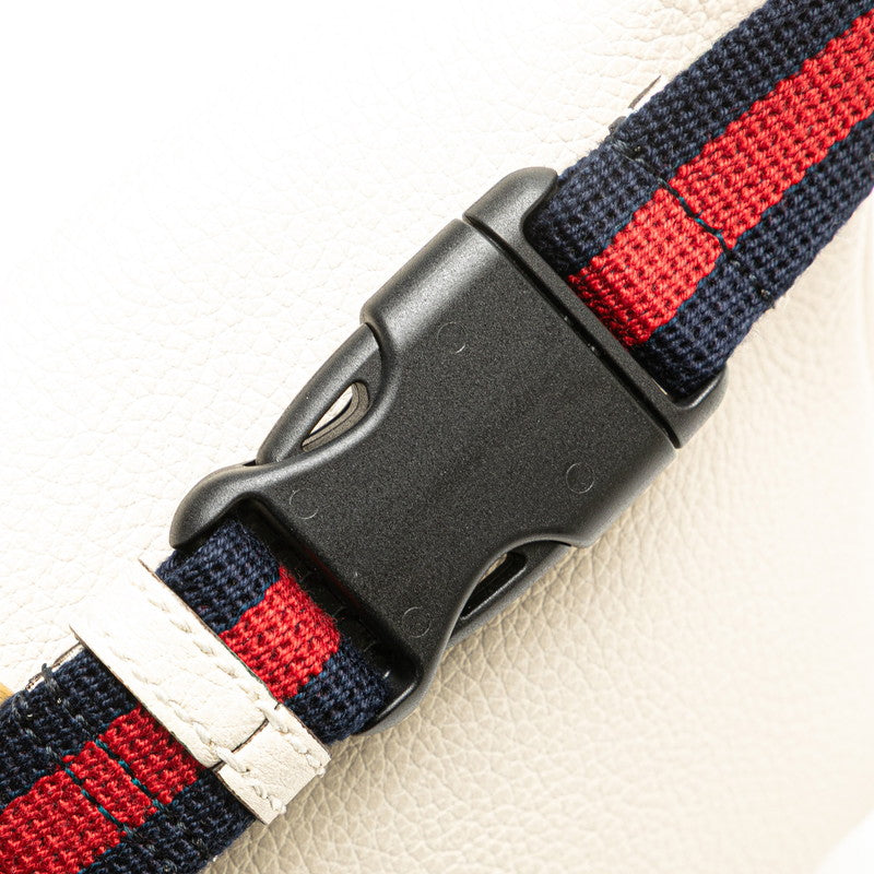 Gucci Logo Print Leather Waist Bag