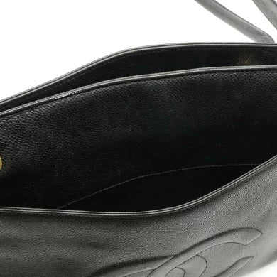 Chanel Cocomark Caviar Skin Leather Shoulder Bag