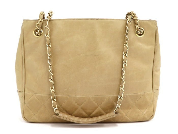 Chanel Matelasse Chain Leather Tote Bag