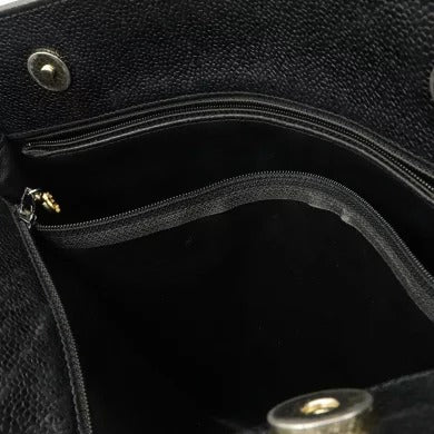 Chanel Cocomark Caviar Skin Leather Shoulder Bag
