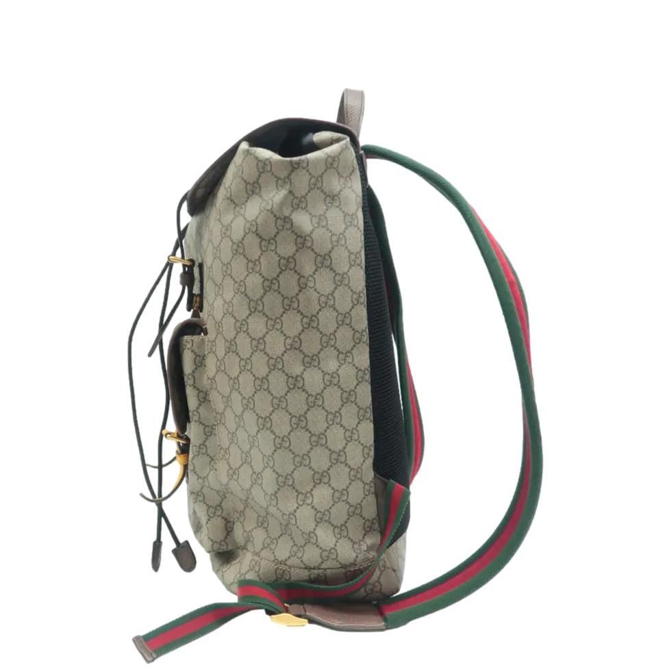 GUCCI Neo   GG Supreme Canvas Backpack Beige 473869