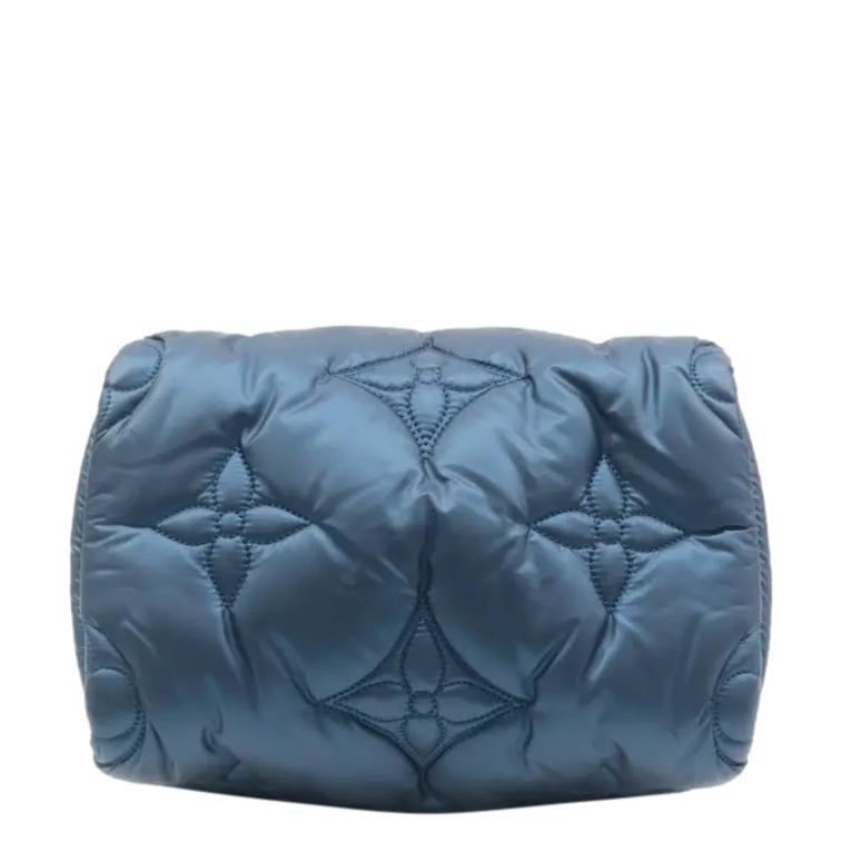 LOUIS VUITTON  25 Bandouliere Monogram Nylon Shoulder Bag Navy Blue