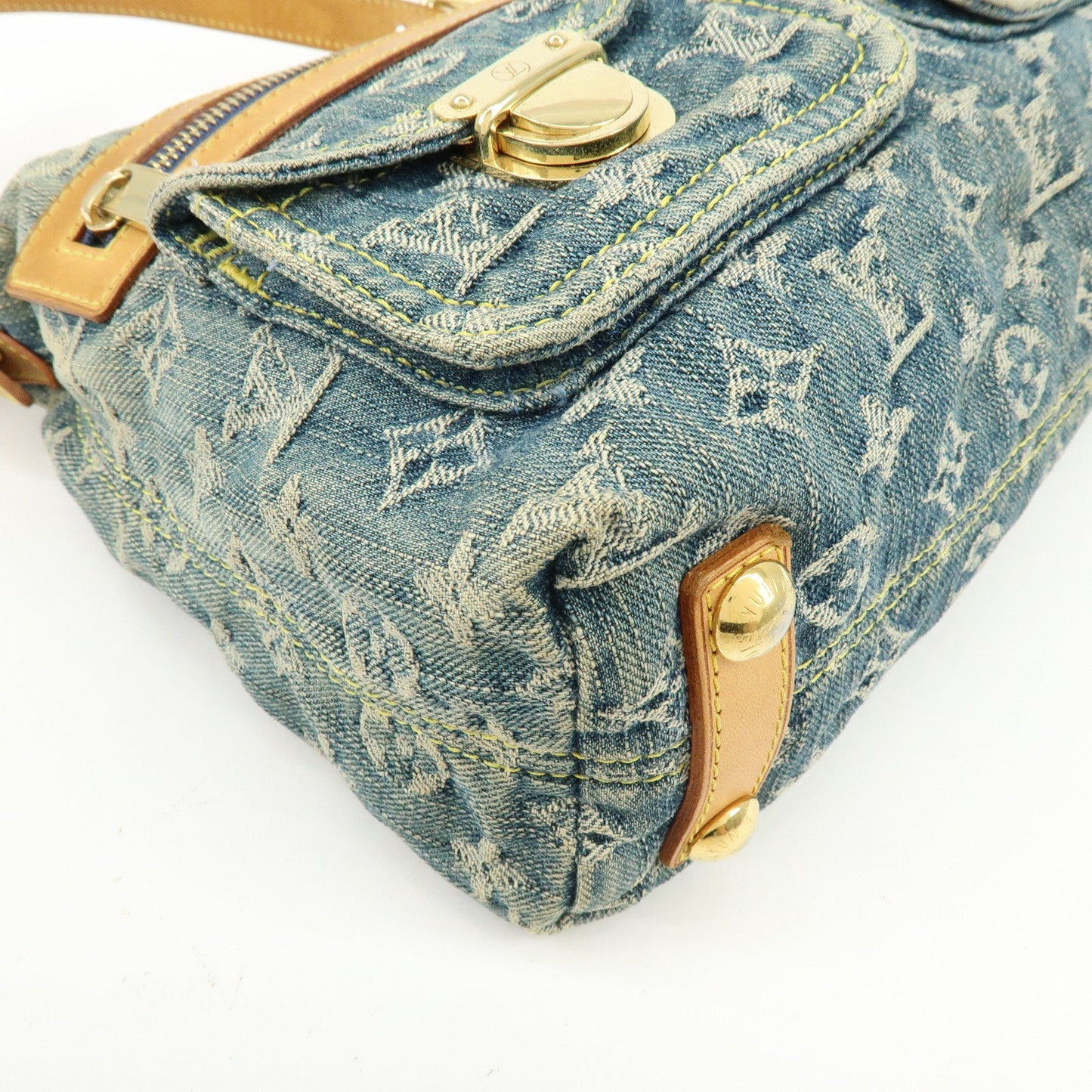Louis Vuitton Monogram Denim Baggy PM 2Way Bag Shoulder Bag M95049