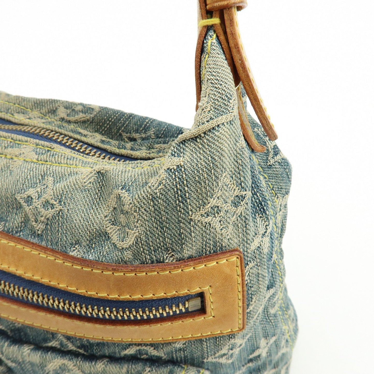 Louis Vuitton Monogram Denim Baggy PM 2Way Bag Shoulder Bag M95049